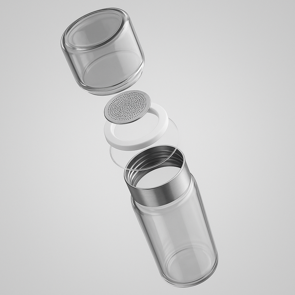 LoveTea™ Zaparzacz do herbaty 3-w-1 420ml